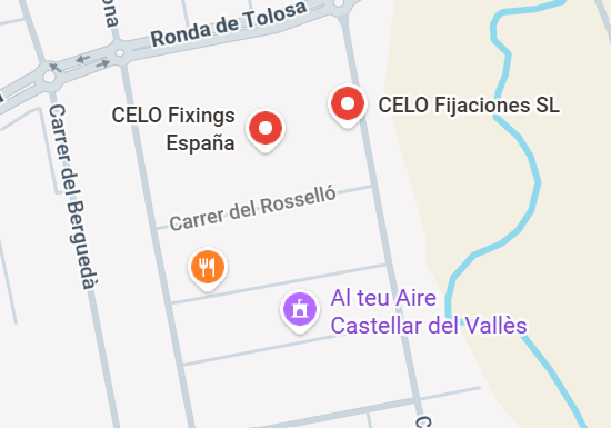 Contacta con CELO Fijaciones